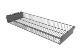 Корзина выдвижная Титан GS 863х440х85 серебристая