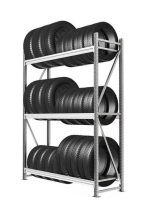 Стеллаж для автошин и дисков 2000х1500х400 3 яруса