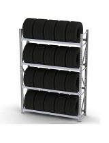 Стеллаж для автошин и дисков 2000х1200х400 4 яруса